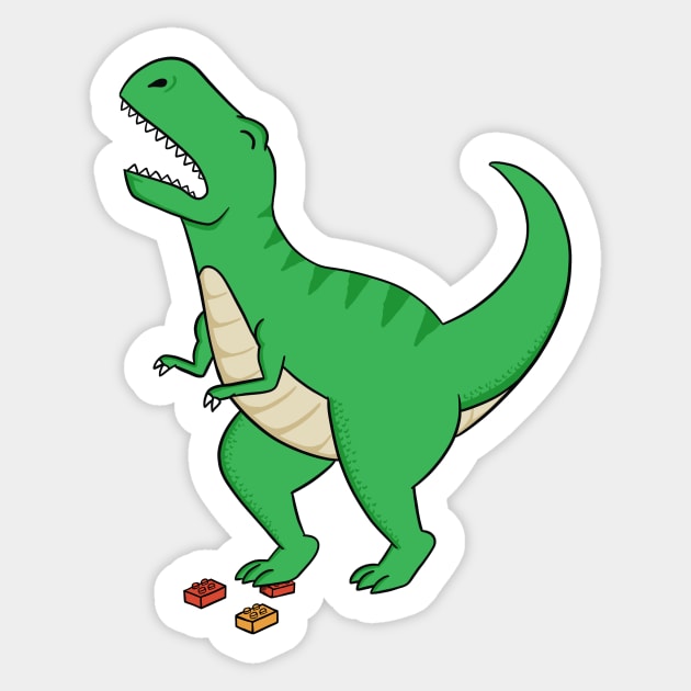 Dinosaur Roar Sticker by coffeeman